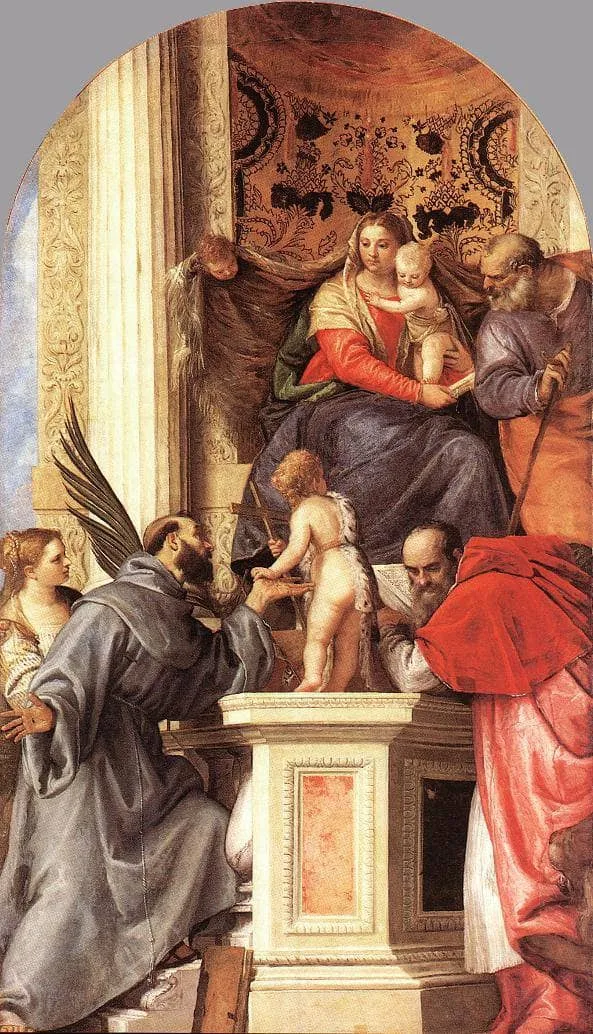 Madonna Enthroned with Saints by Paolo Veronese, 1562