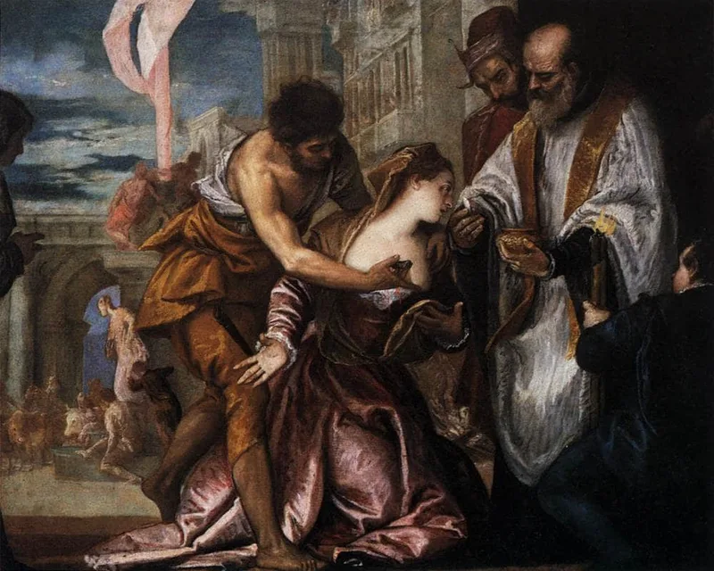 The Martyrdom and Last Communion of Saint Lucy by Paolo Veronese, 1582
