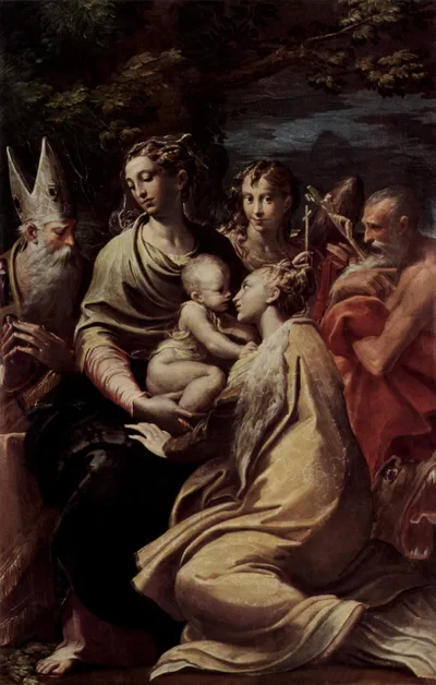 Madonna and Child with Saints by Parmigianino