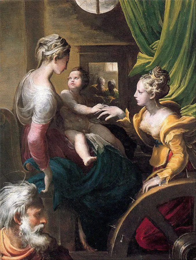 Mystic Marriage of Saint Catherine by Parmigianino, 1531