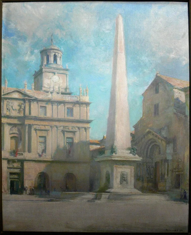 Saint-Trophime in Arles by Pascal Dagnan-Bouveret, 1914