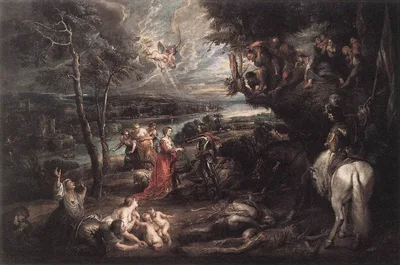 Landscape with Saint George and the Dragon by Peter Paul Rubens