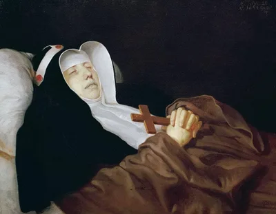 The Religious Order of Saint Bridget on her Deathbed by Philippe de Champaigne