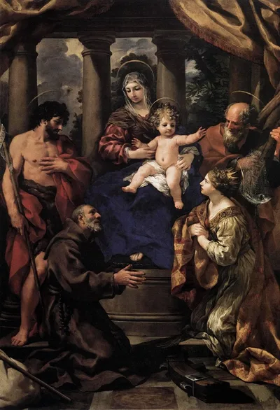 Virgin and Child with Saints by Pietro da Cortona