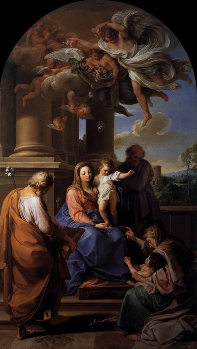 Virgin and Child with Saints by Pompeo Batoni