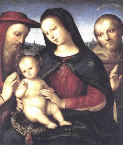 Madonna with Child and Saints by Raphael