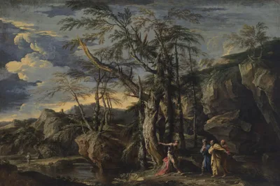 Saint John the Baptist Revealing Christ to the Disciples by Salvator Rosa