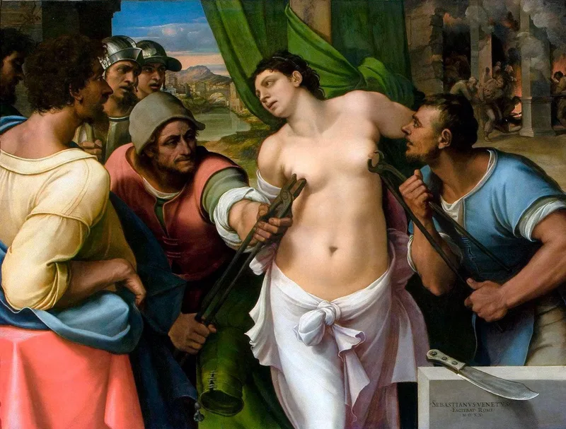Martyrdom of Saint Agatha by Sebastiano del Piombo, 1520