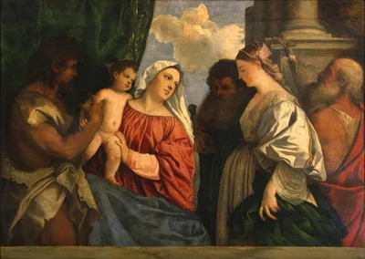 The Virgin and Child with Four Saints by Titian