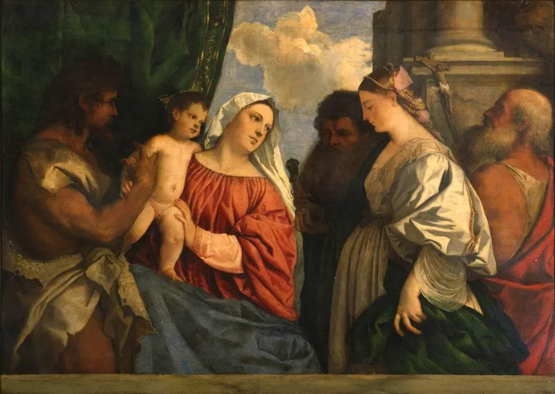 The Virgin and Child with Four Saints by Titian, 1518