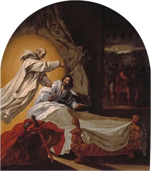 Saint Bruno Appears to Rogerio Guiscardo Count of Apulia and Calabria by Vicente Carducho, 1632
