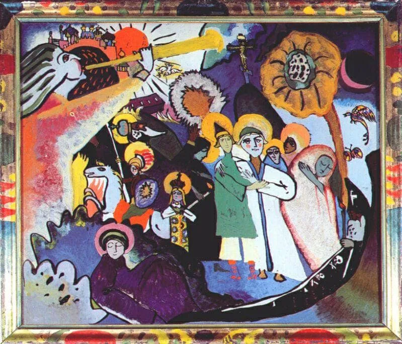 All Saints day I by Wassily Kandinsky, 1911