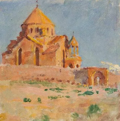 Saint Hripsime Church. Etchmiadzin by Yeghishe Tadevosyan